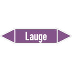 Rohrleitungspfeil Lauge