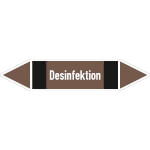 Rohrleitungspfeil Desinfektion