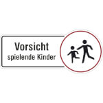 Rondenschild Vorsicht spielende Kinder