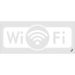 WiFi Aufkleber zur Innenverklebung auf Glas