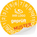 Individuell gefertigte Prüfplaketten Individuell gefertigte Prüfplaketten