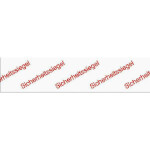Sicherheitssiegel auf Bogen Text: Sicherheitssiegel (mehrfach pro Etikett)