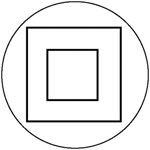 Kennzeichnung an Betriebsmitteln auf Bogen Schutzisolierung