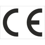 CE-Kennzeichnung, 40 Stück auf Bogen