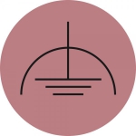 Kennzeichnung an Betriebsmitteln auf Bogen Funktionserdungsleiter