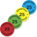 Inventuretiketten, blau Inventur