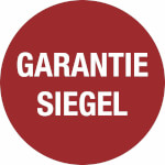 Garantiesiegel Kontrolle für geöffnete Verpackungen