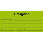 QS-Etiketten für Bemerkungen verschiedene Versionen