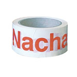 Klebebänder zur Qualitätssicherung weiß/orange, Text: Nacharbeit