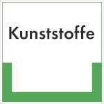 Abfallkennzeichnung - Textschild Kunststoffe