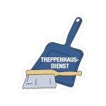 Hinweisschild Treppenhausreinigung