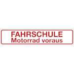 SafetyMarking Hinweisschild Fahrschule Motorrad voraus