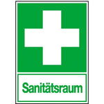 Rettungsschild - nachleuchtend Erste Hilfe Sanitätsraum