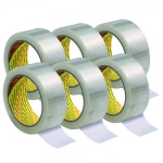 Scotch® Verpackungsklebeband 309 transparent, leise, für leichte bis mittelschwere Kartons,