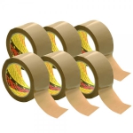 Scotch® Verpackungsklebeband 309 braun, leise, für leichte bis mittelschwere Kartons,