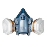 3M Premium Lackiermasken-Set Serie 7500 A2/P3 50733 (Größe M) inkl. Zubehör in luftdichter und wiederverschließbarer Aufbewahrungsbox