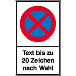 Haltverbotsschild Symbol: Absolutes Haltverbot
