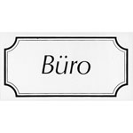 Textschilder zur Raumkennzeichnung Büro