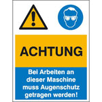 Warn- Gebots- Kombischild Warn- Gebots- Kombischild