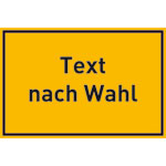 Individuell gefertigtes Hinweisschild PVC-Hartschaumplatte 3,0 mm weiß, Ecken spitz, ohne Bohrung