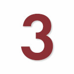 Zahlen aus Acrylglas 0-9 plus Sonderzeichen