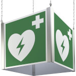 Rettungszeichenwürfel Automatischer externer Defibrilator