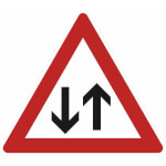 Verkehrsschild nach StVO - Nr. 125 Gegenverkehr