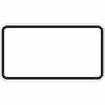 Verkehrsschild Zusatzzeichen blanko ohne Text