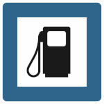 Verkehrsschild nach StVO - Nr. 361-50 Tankstelle