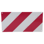 Warntafel rot/weiß, rechtsweisend, 