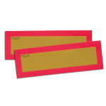 Heckmarkierung Halbmarkierung mit Kunststofffassung, seitlich abgekantet, bauartgeprüft