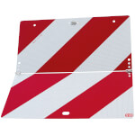 Nachtparktafel klappbar, rot/weiß , bauartgeprüft