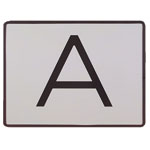 A Schild - Kennzeichnung Abfalltransporte Warntafel (A-Tafel) mit Haltebügel, starr