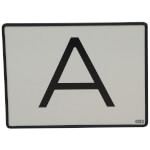 A Schild - Kennzeichnung Abfalltransporte Warntafel (A-Tafel) starr