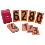SafetyMarking Ziffernsatz mit Tasche für Gefahrenguttafel, 26 Ziffern gemäß ADR/GGVS