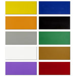 Thermograv-Schild blanko, ohne Beschriftung