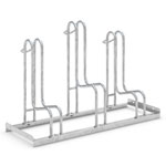 Fahrradständer Bügelparker WSM für Reifenbreite bis 5,5 cm, Radabstand 35,0 cm, Center - 3 Einstellplätze, L: 1