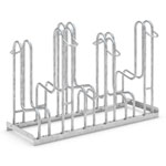 WSM Fahrradständer Bügelparker 4156 6 Einstellplätze zweiseitige Radeinstellung