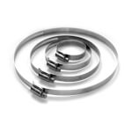 Schilderzubehör Schneckenschraubschellen Schneckenschraubschelle HP 2, Edelstahl,