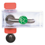 Fluchthaube K - komplett Haube mit Piktogramm, 2 Unterplatten grün,