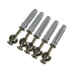 Schraubenset 5 Edelstahl Schrauben 4 x 35 mm, Kreuzschlitz,