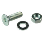 Schraubenset  zur versteckten Montage 