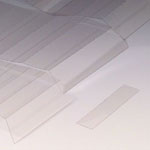 PERMAFLEX C-Profil - Abdeckstreifen als Meterware transparent (klar)