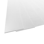 PERMAFLEX C-Profil - Beschriftungsstreifen weiß Kartonzuschnitt individuell beschriftbar