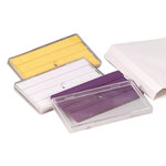 RK-Schraubschild - Rohrleitungskennzeichnung mit 3 Nuten, zur Selbstbeschriftung