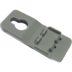 Wandaufhänger für Aluminiumprofile zum Einschieben in den Rückrahmen