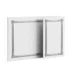 Aufhänge-Rückrahmen für Schilder und Bilder Wandbefestigung mit einfacher Steckwinkel-Verbindung