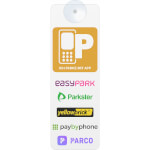 Parkticket Vignette ich parke mit App: Easypark, Parco, yellowbrick, Parkster, paybyphone
