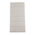 Befestigungsmaterial, PE-Schaumstoffklebeband Bogen mit 6 Klebestreifen