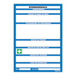 Betriebsanweisung für Maschinen DIN A4, zur  Selbstbeschriftung, VE = 25 Stück